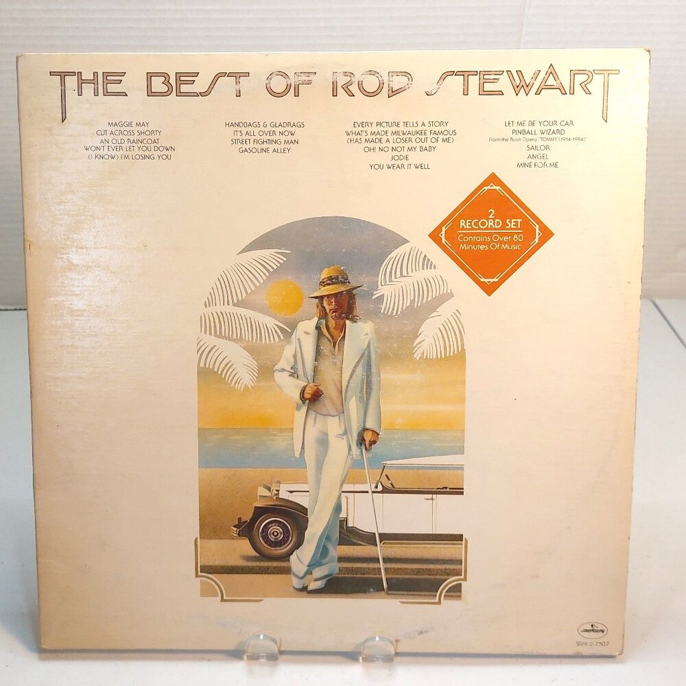 The Best of Rod Stewart (Double Vinyl  LP, 1976) gatefold